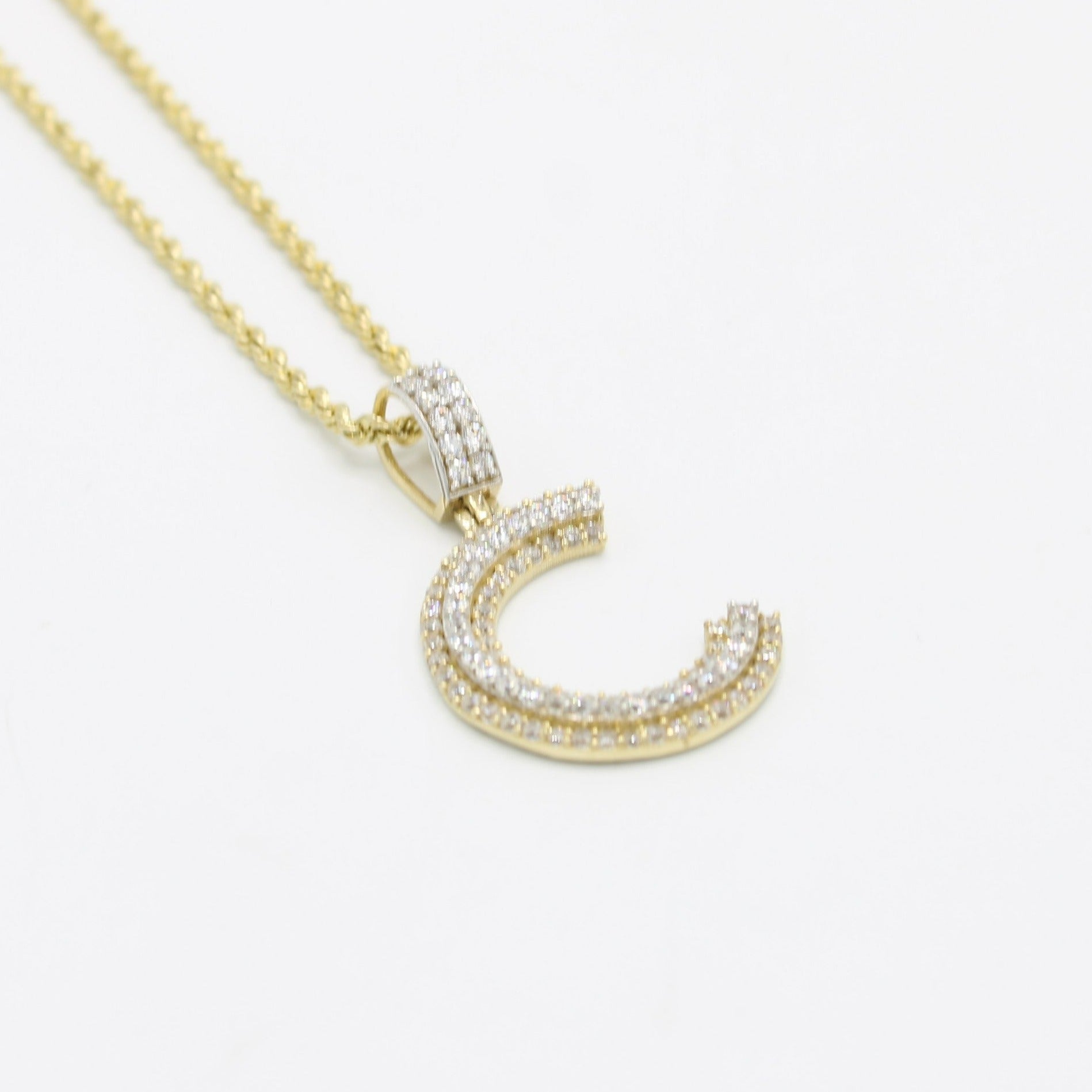 Gold rope chain with on sale name