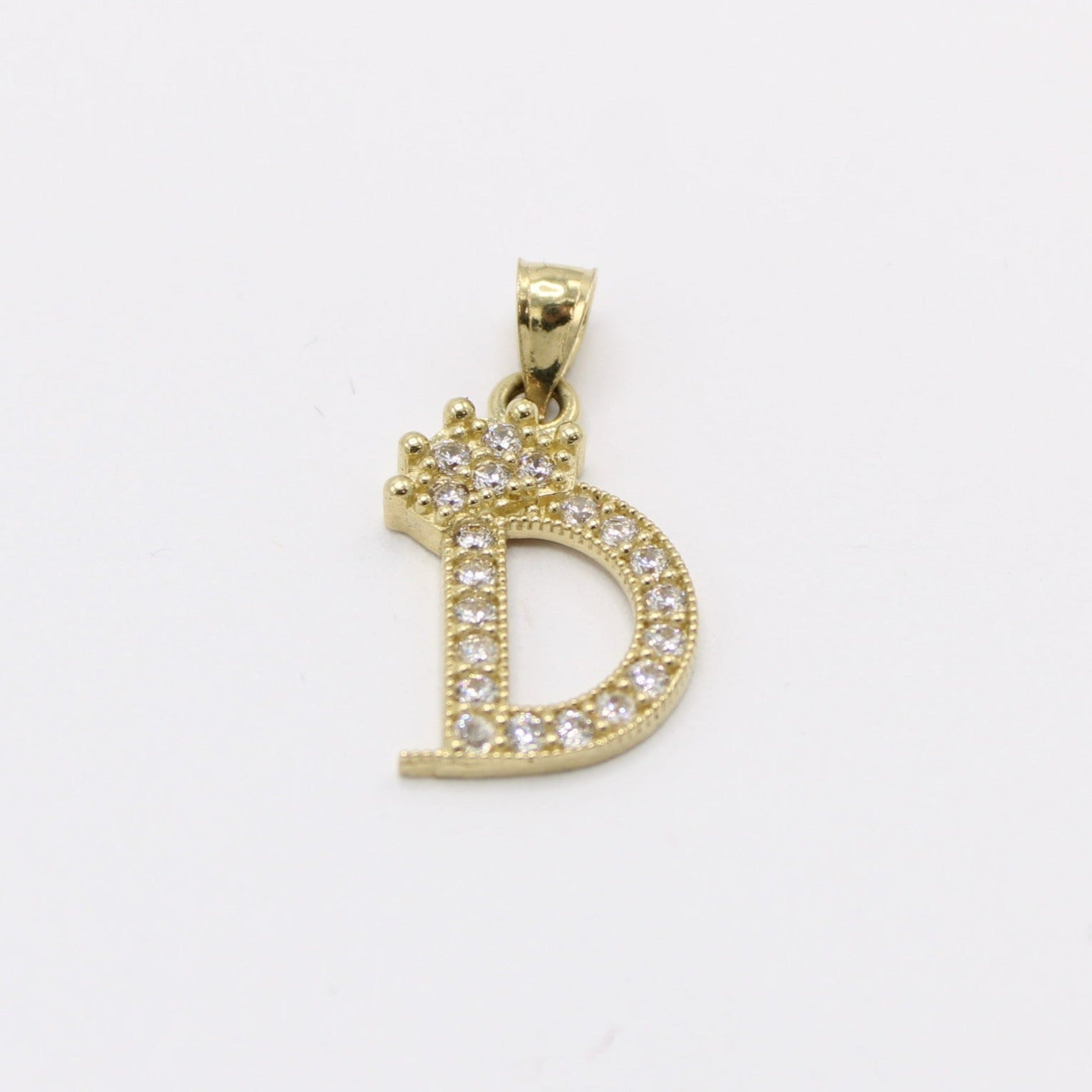 14k Solid Gold Alphabet D Ring