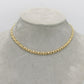 14K XOXO Choker Yellow Gold