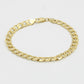 Offer $700.00 Semi-Solid Flat Cuban Bracelet Yellow Gold