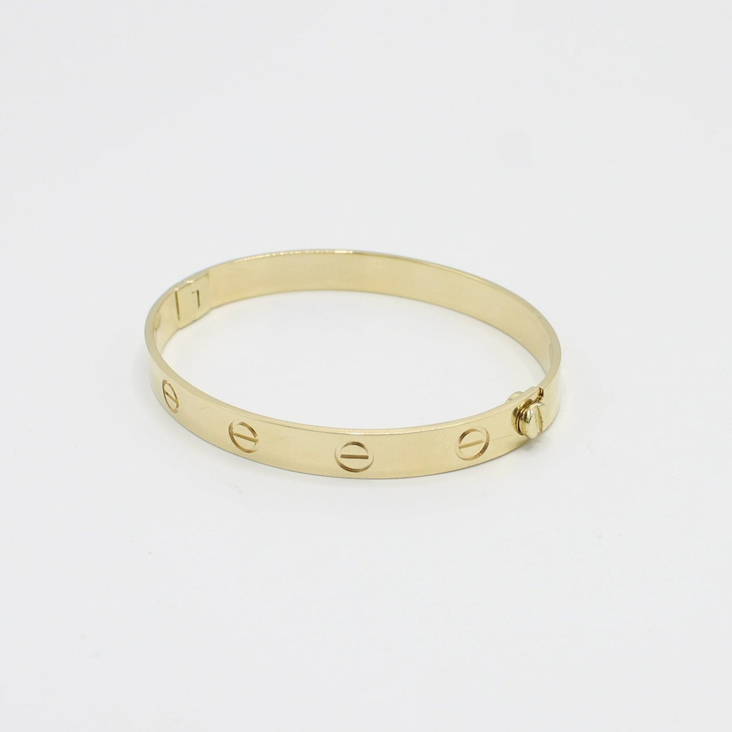 14K Bangle Love Yellow Gold