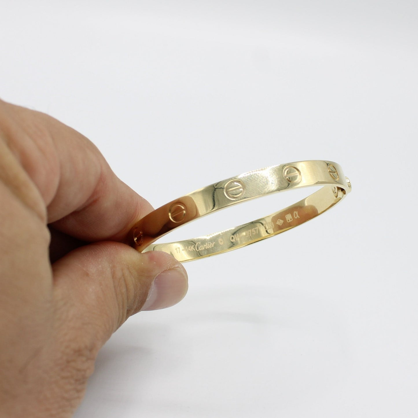 14K Bangle Love Yellow Gold