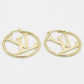 14K Fancy Hoops Yellow Gold