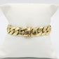 Special Offer - Semi Solid Cuban Bracelet Yellow Gold