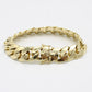 Special Offer - Semi Solid Cuban Bracelet Yellow Gold