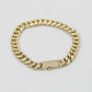 14K Hollow Choker with Bracelet Cz Stones At Lock Yellow Gold