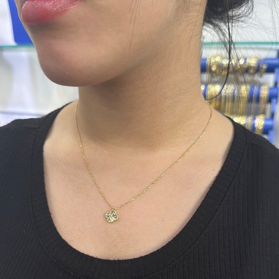 14K Exotic Necklace Yellow Gold \\18”\\