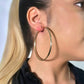 14K Hoops Yellow Gold
