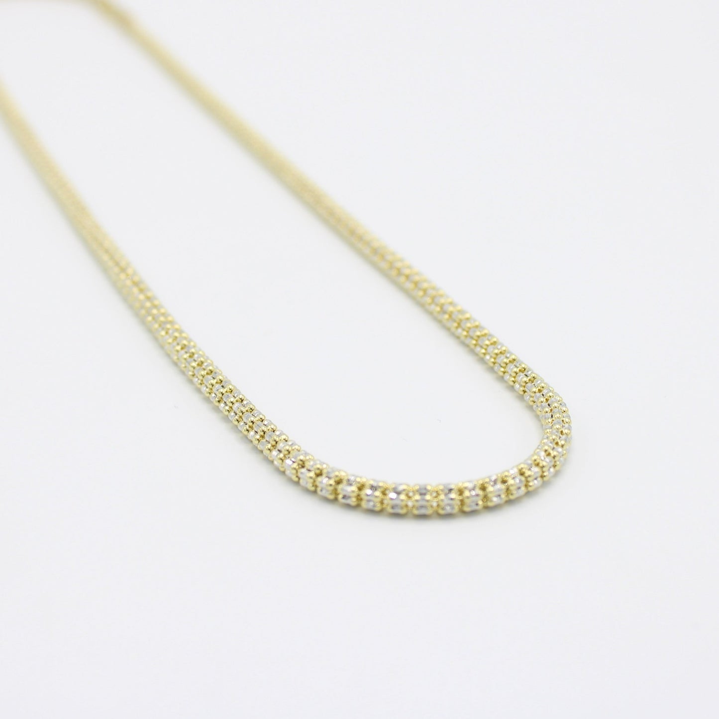 14K Moon Ice Chain Yellow Gold  \\ 4.3 mm - 24 \\