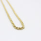 14K Hollow Rope Chain \\ 4 mm - 24” \\