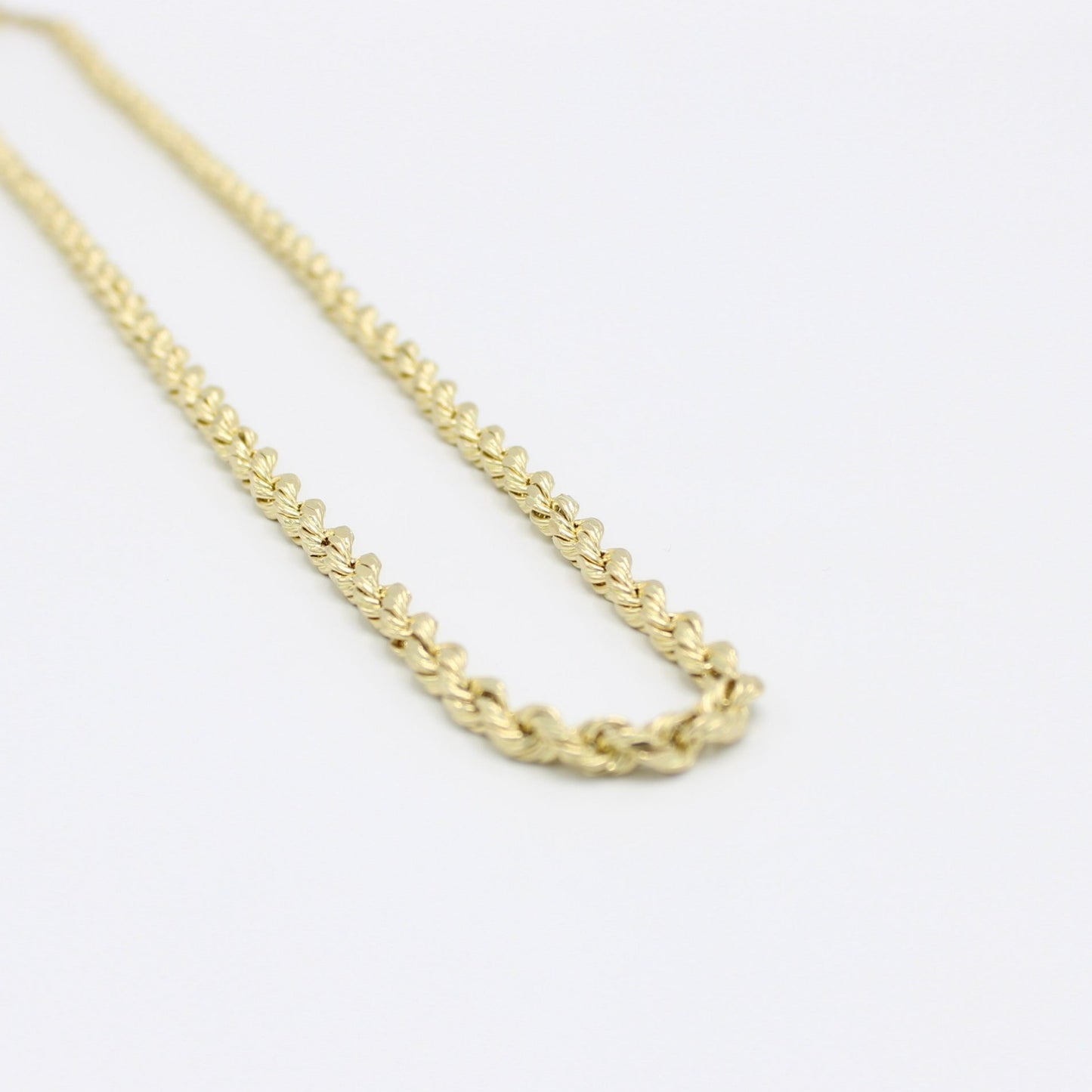 14K Hollow Rope Chain \\ 4.5 mm - 24” \\