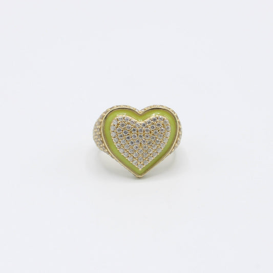 14k Heart ❤️ Ring Yellow Golding