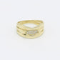 14K Women's Gold Ring Cz Stones