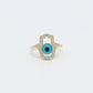 14K Hamsa Women's Gold Ring