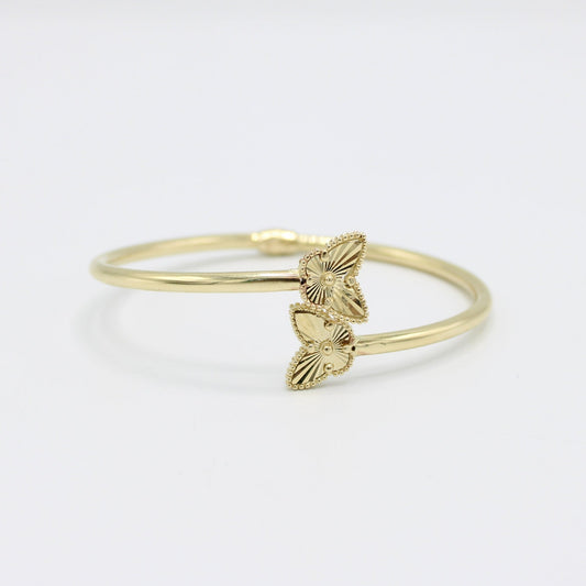 14K Butterfly 🦋 Bangle Yellow Gold