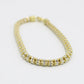 14K Moon Ice Bracelet Yellow Gold