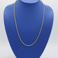 14K Moon Cut Chain Yellow  Gold