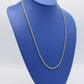 14K Moon Cut Chain Yellow  Gold