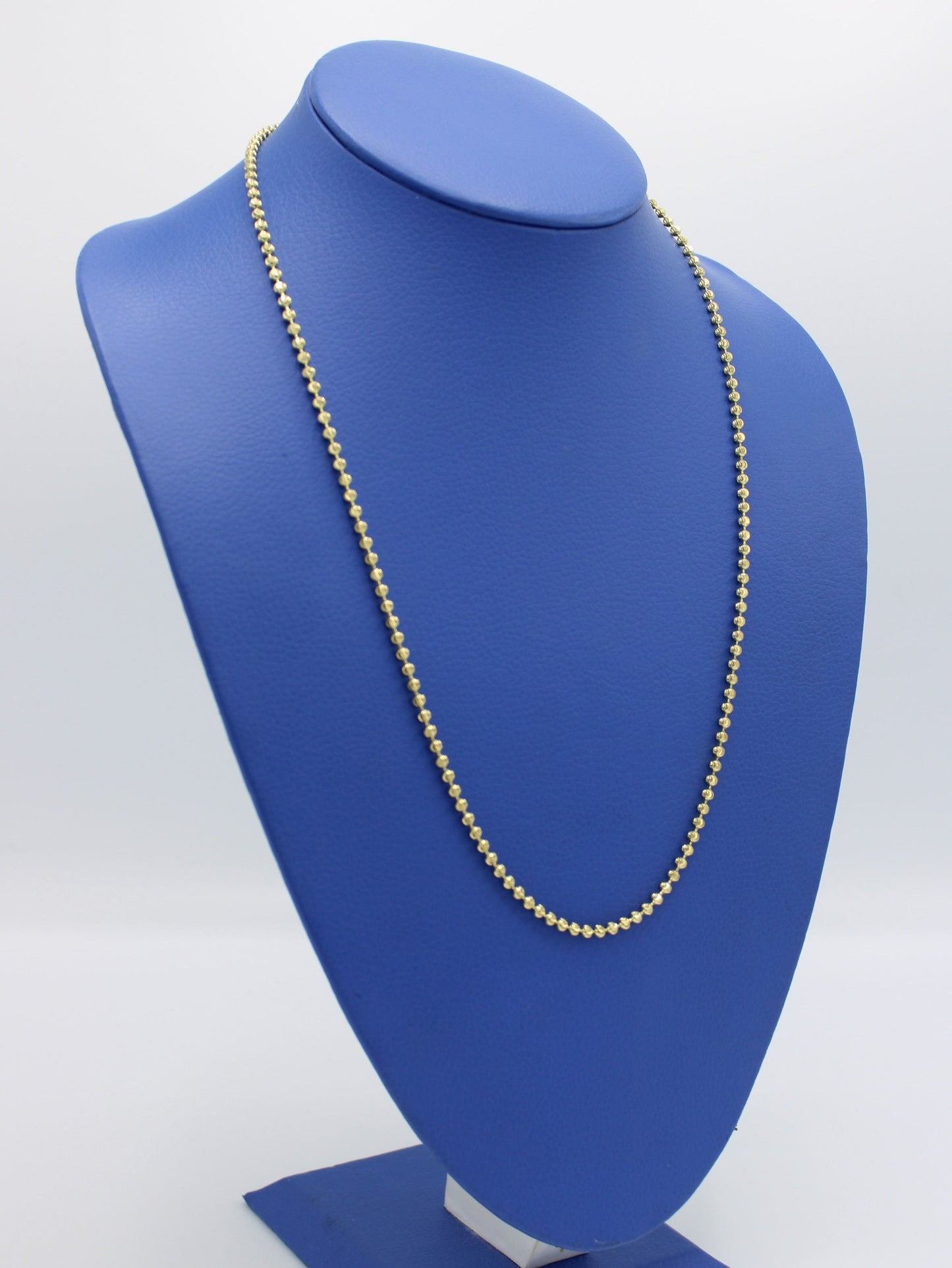 14K Moon Cut Chain Yellow  Gold