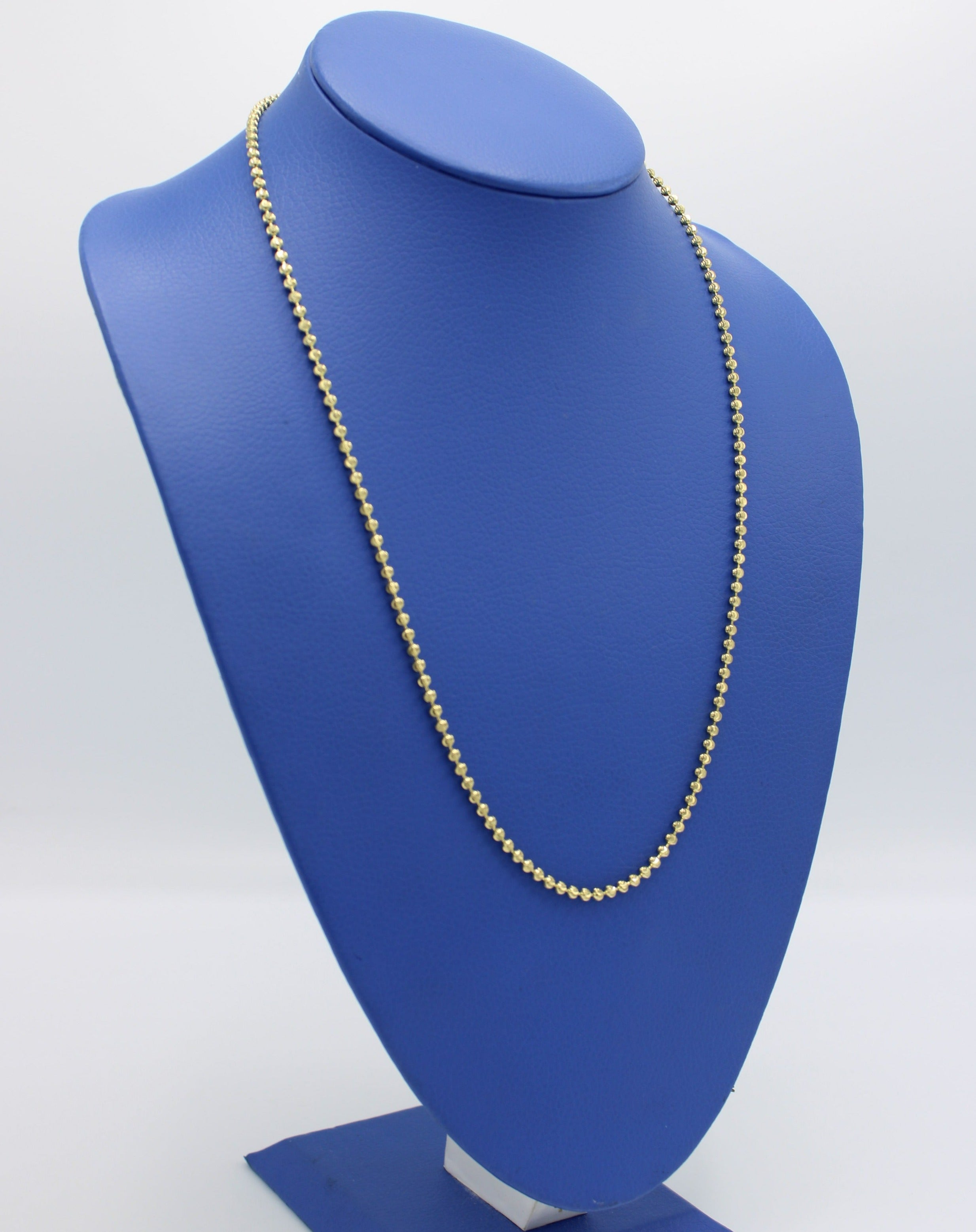 14k moon on sale cut chain