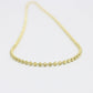 14K Moon Cut Chain Yellow Gold