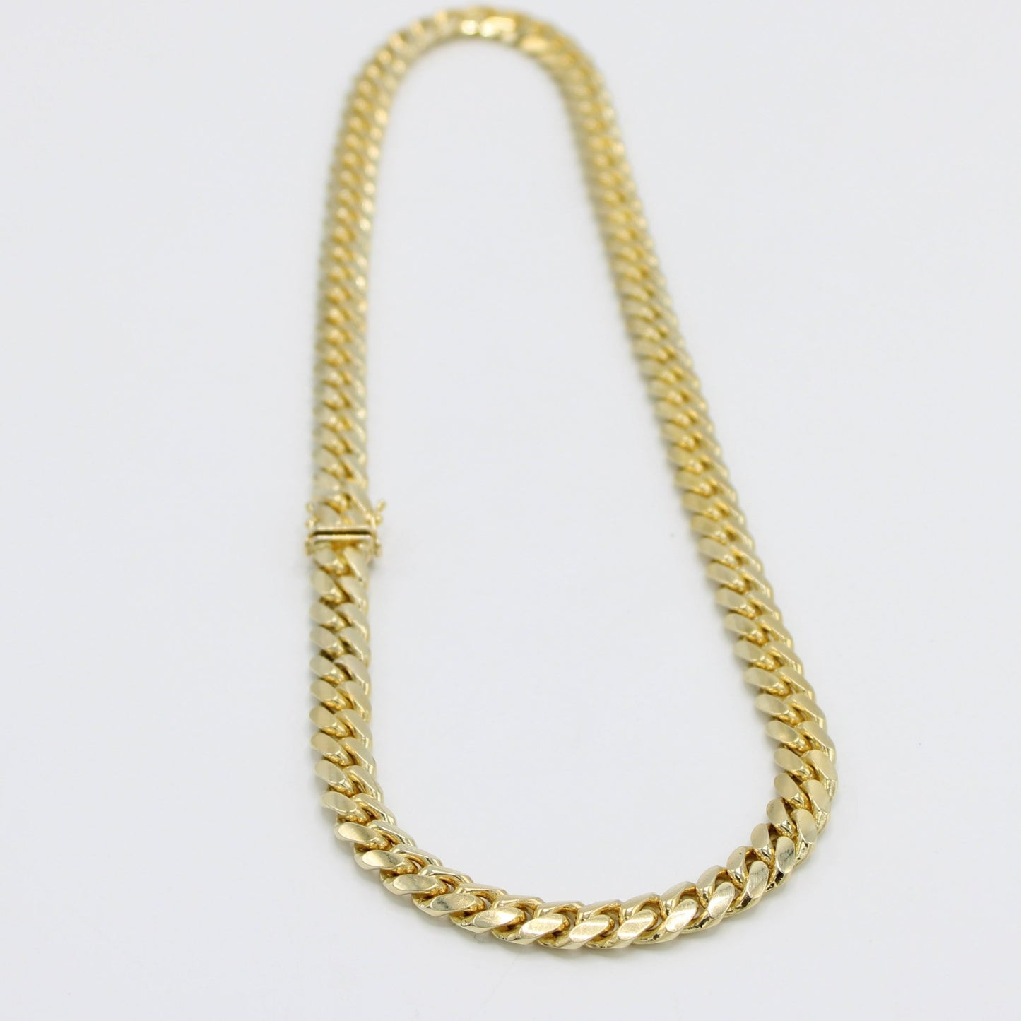 14K Solid Miami Cuban Chain (7.8 mm - 24 in )