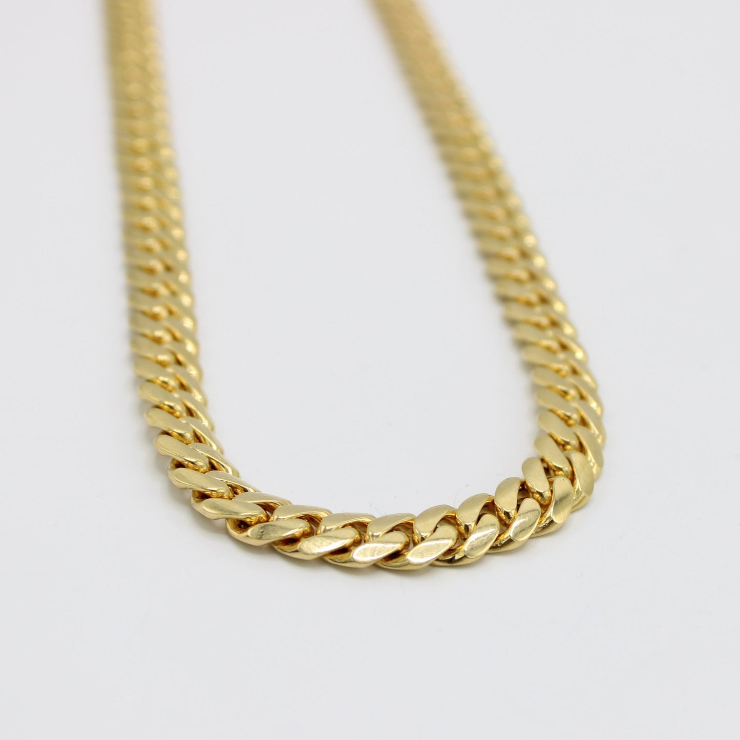 14K Solid Miami Cuban Chain (7.8 mm - 24 in )