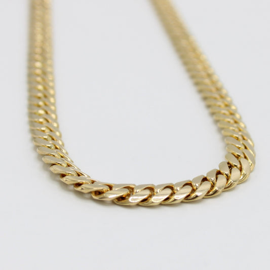 14K Solid Miami Cuban Chain (7.6 mm - 24 in )