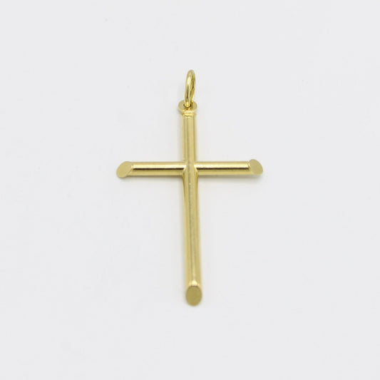 14K Cross Pendant Yellow Gold