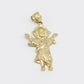 14K Niño Divino Pendant Yellow Gold