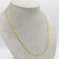 14K Solid Flat Cuban Chain Yellow Gold ( 4.5 mm\ 24 " )