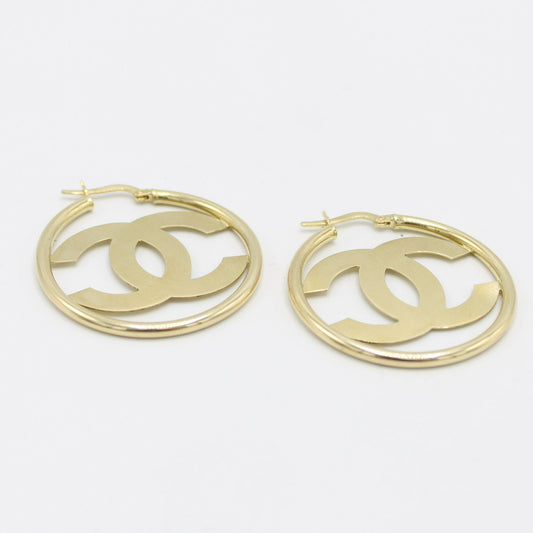 14K Women's Hoops Yellow Gold