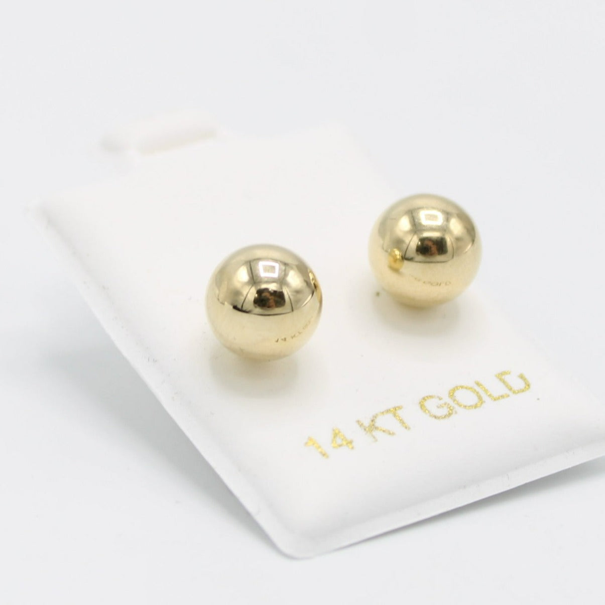 14K 🪩Sphere🪩 Baby Girl Earring  Yellow Gold