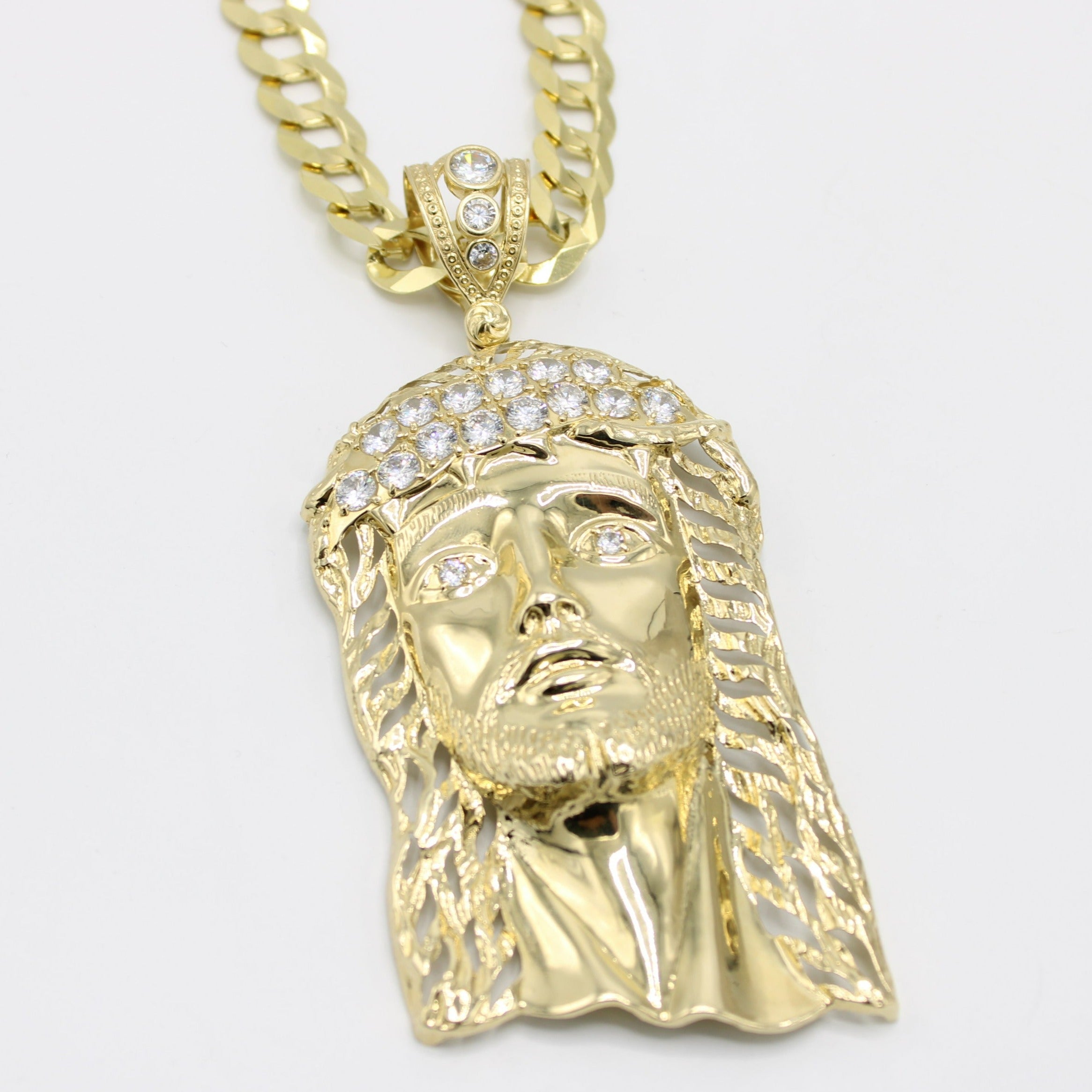 Big on sale jesus pendant