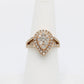 14K VS Diamond Women's Ring Rose Gold