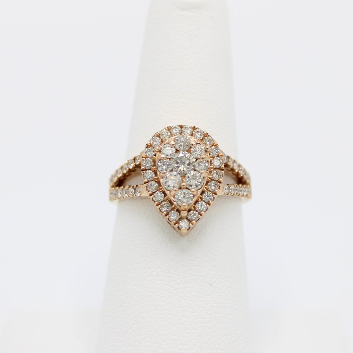 14K VS Diamond Women's Ring Rose Gold