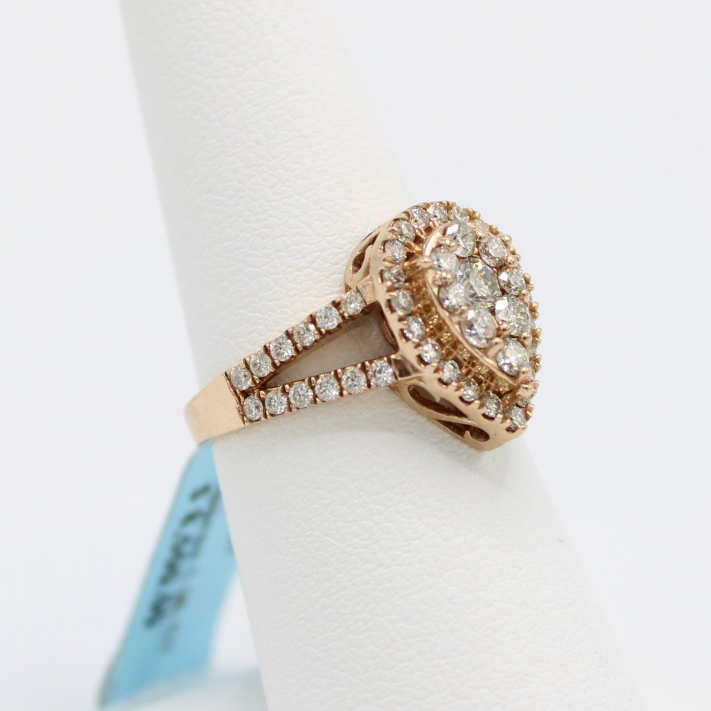 14K VS Diamond Women's Ring Rose Gold