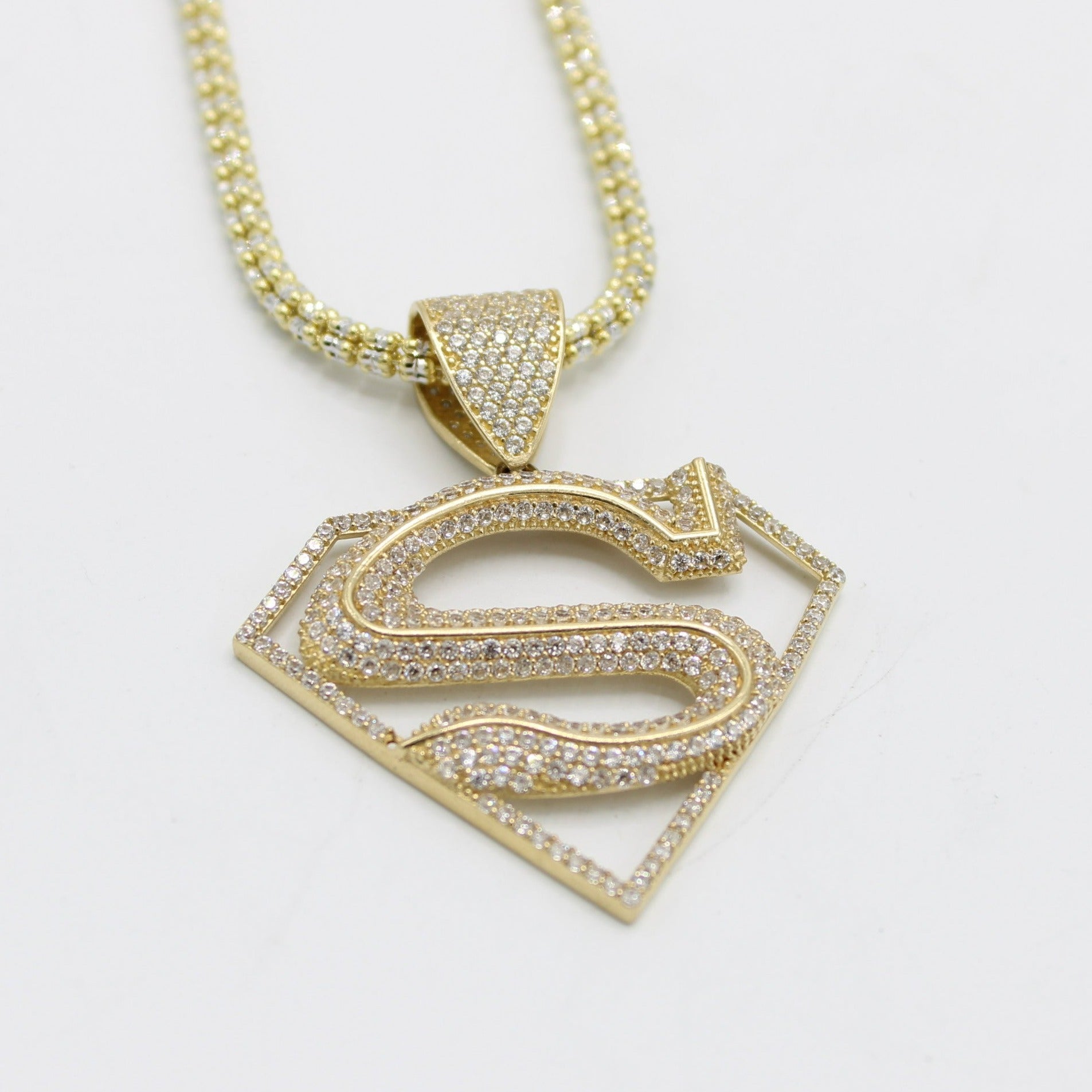 Diamond shop superman pendant