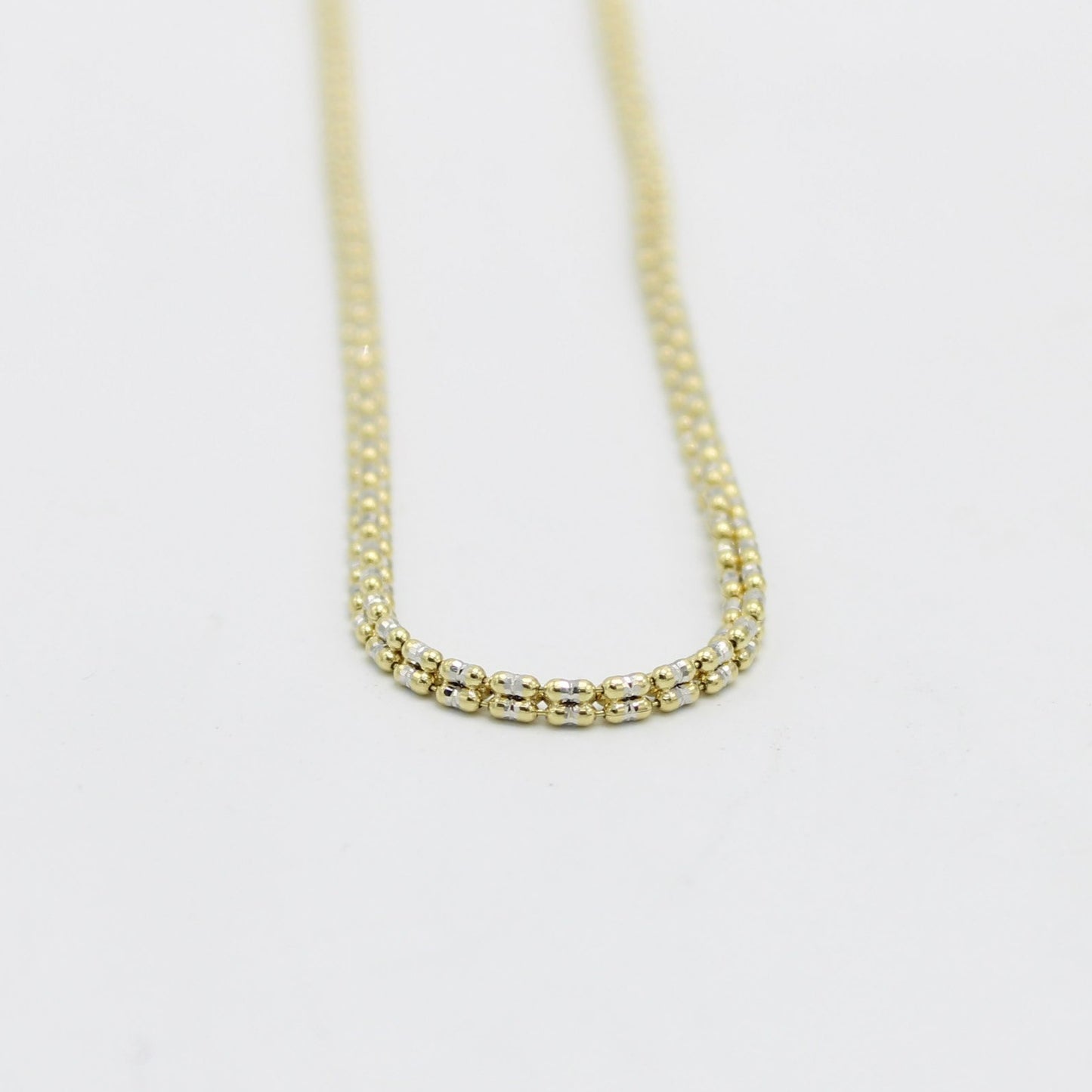 14K Moon Ice Chain Yellow Gold  \\ 3.8mm - 24 \\