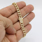 14K Hollow Milano Bracelet Full Cz Yellow Gold // 7.3mm - 8.5 in //