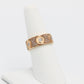 14K Women's Ring Cz Stones Rose Gold