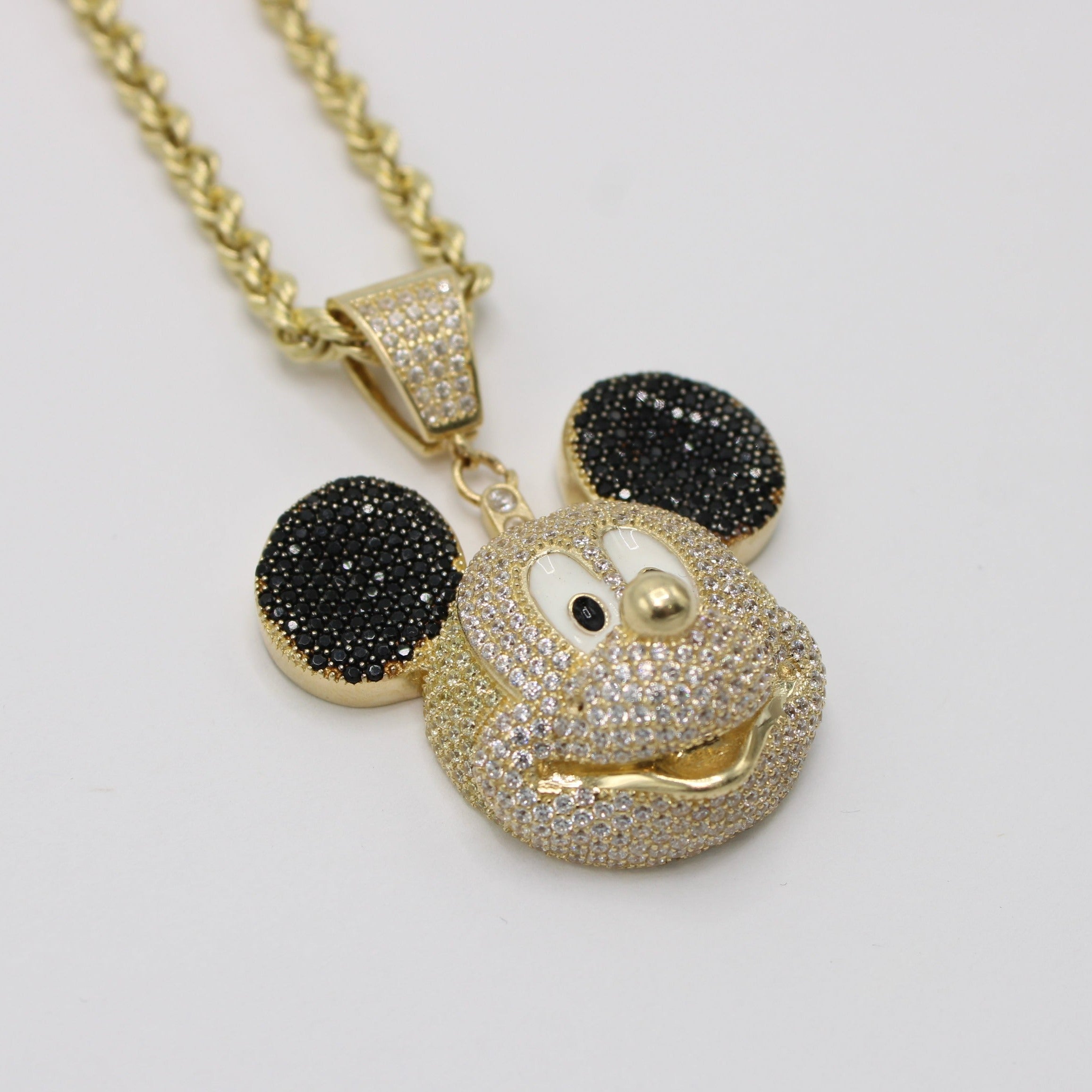 Mawi Couture Mickey Mouse necklace /locket with rhinestone online ears lol