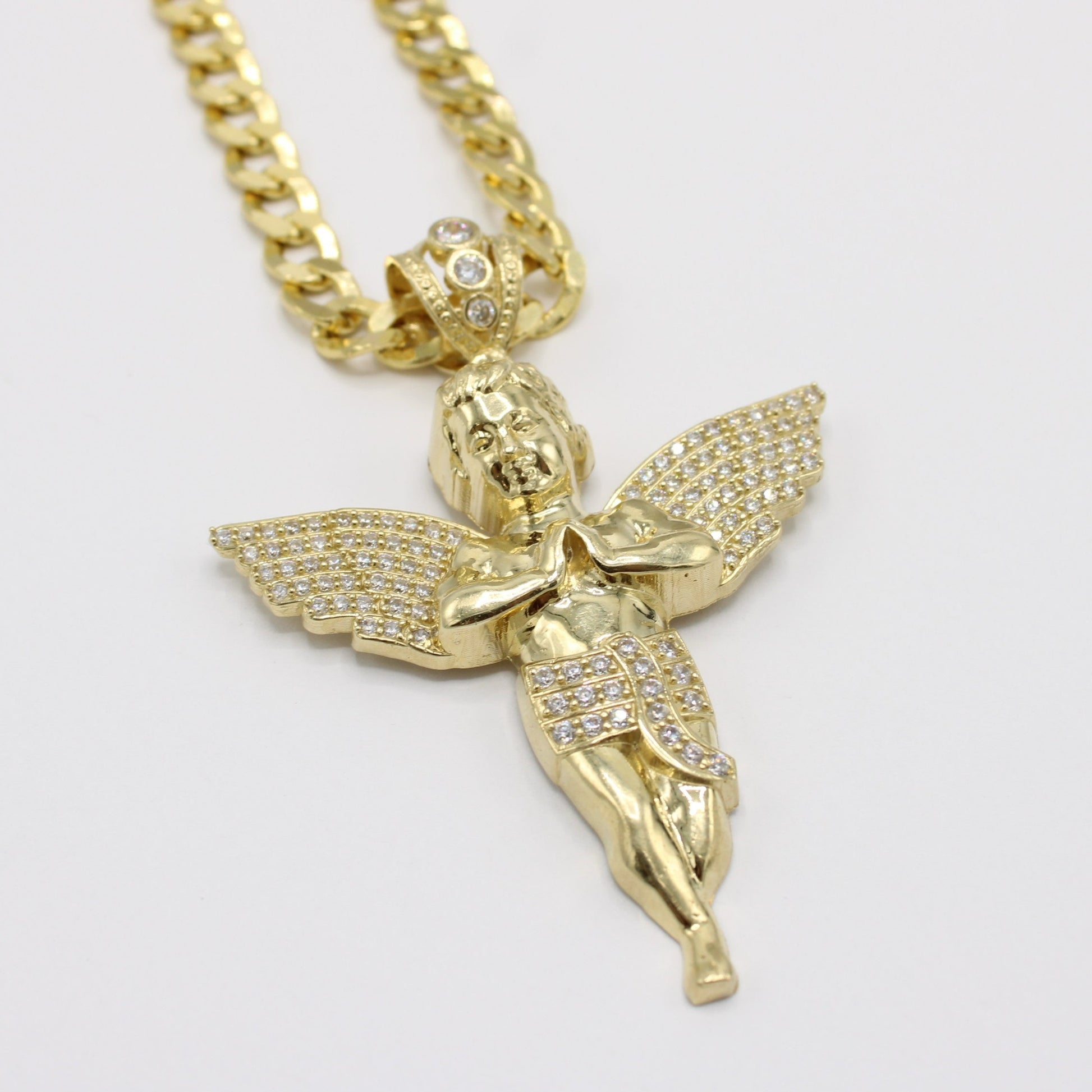 Angel Pendant in Gold – Mondo Mondo