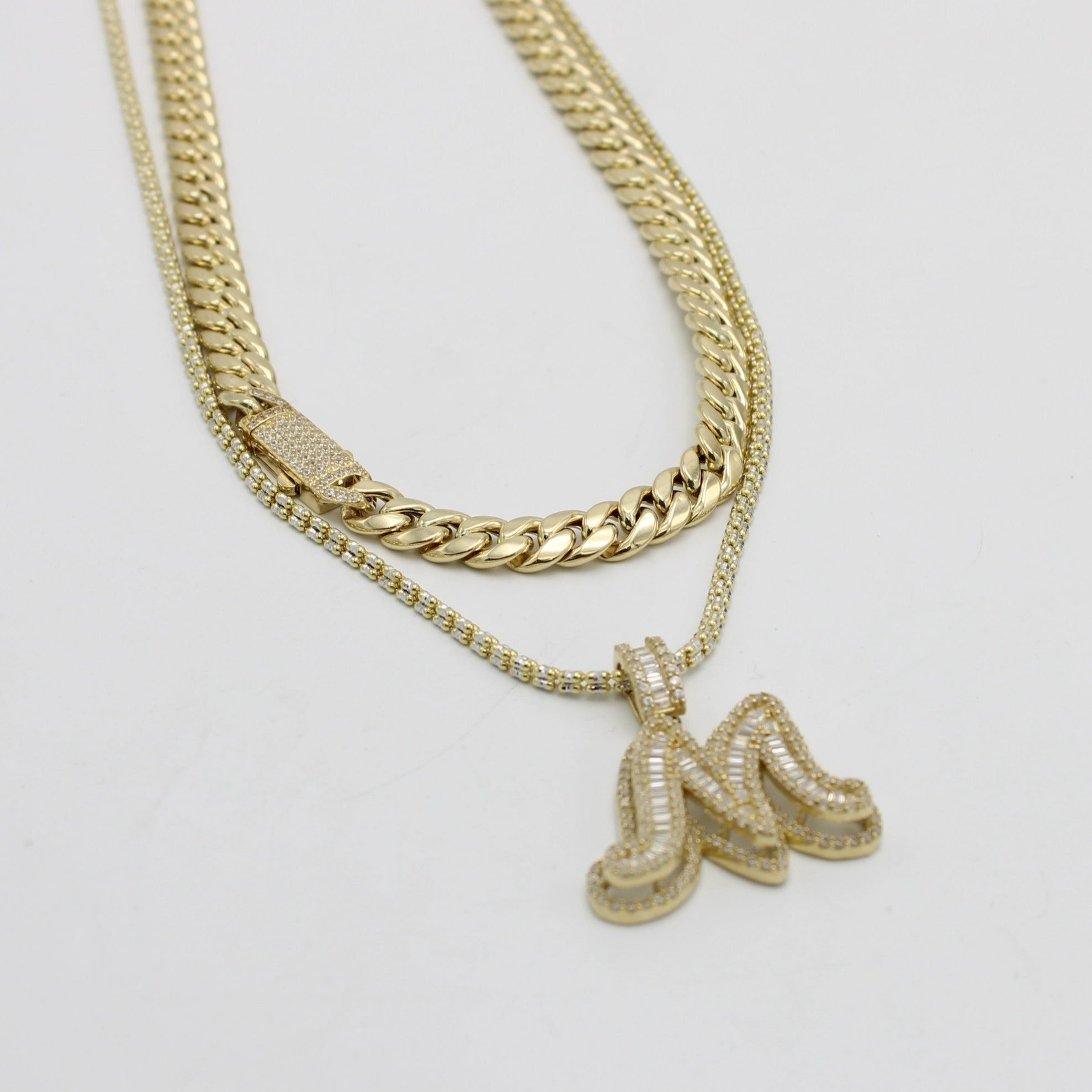 Iced gold Miami Cuban link chain 20 outlet