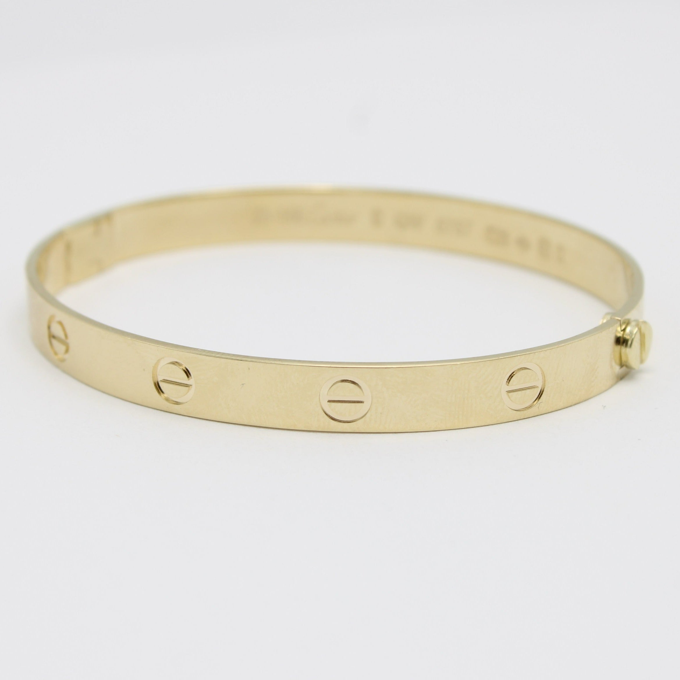 14k shop love bracelet