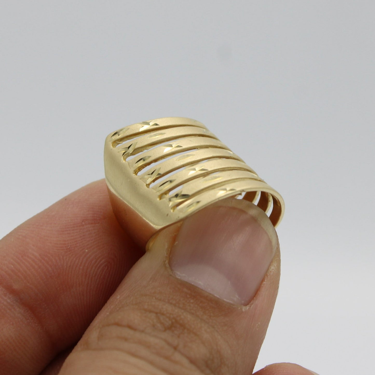 14k Fancy Ring Yellow Gold