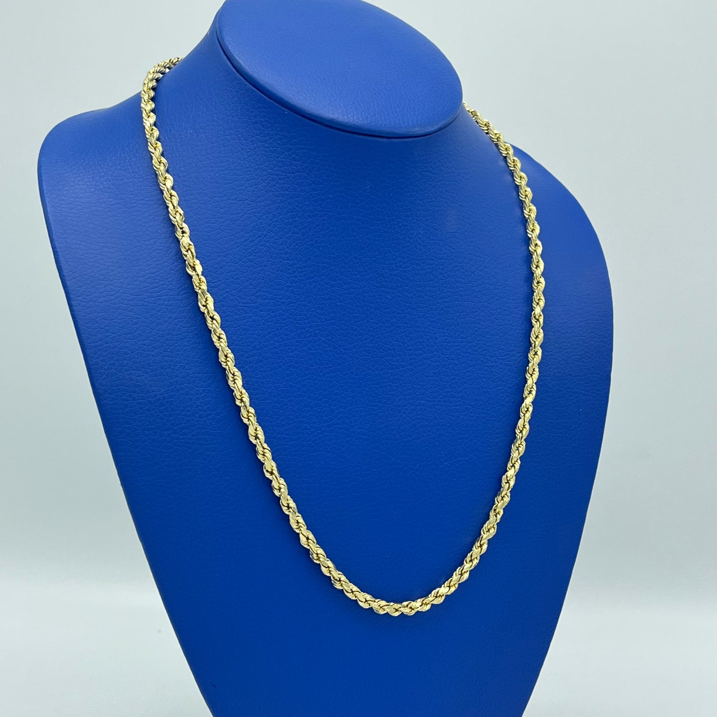 14K Hollow Rope Chain \\ 4.5 mm - 24” \\