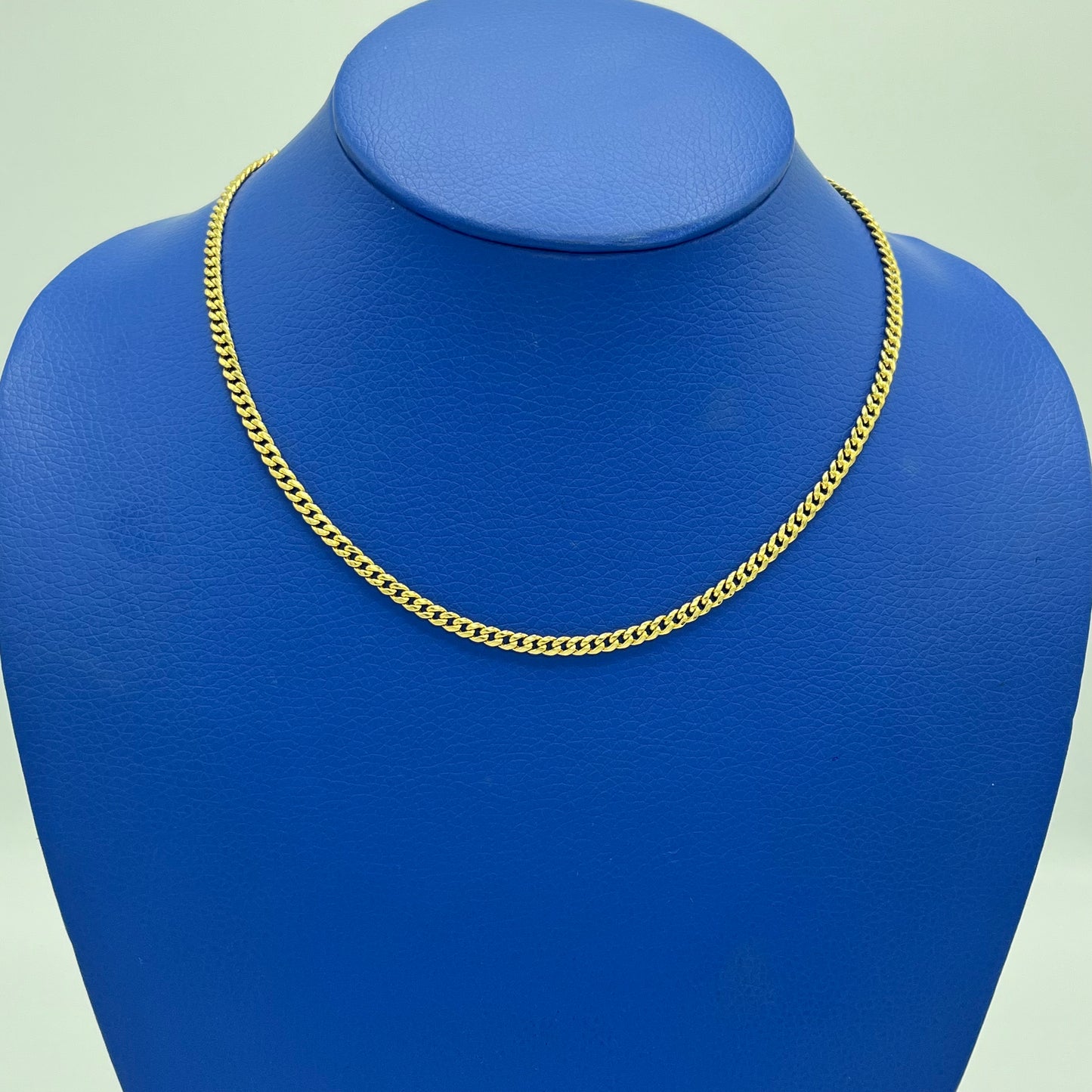 14K Miami Hollow Cuban Chain \\ 3.6 mm - 18” \\