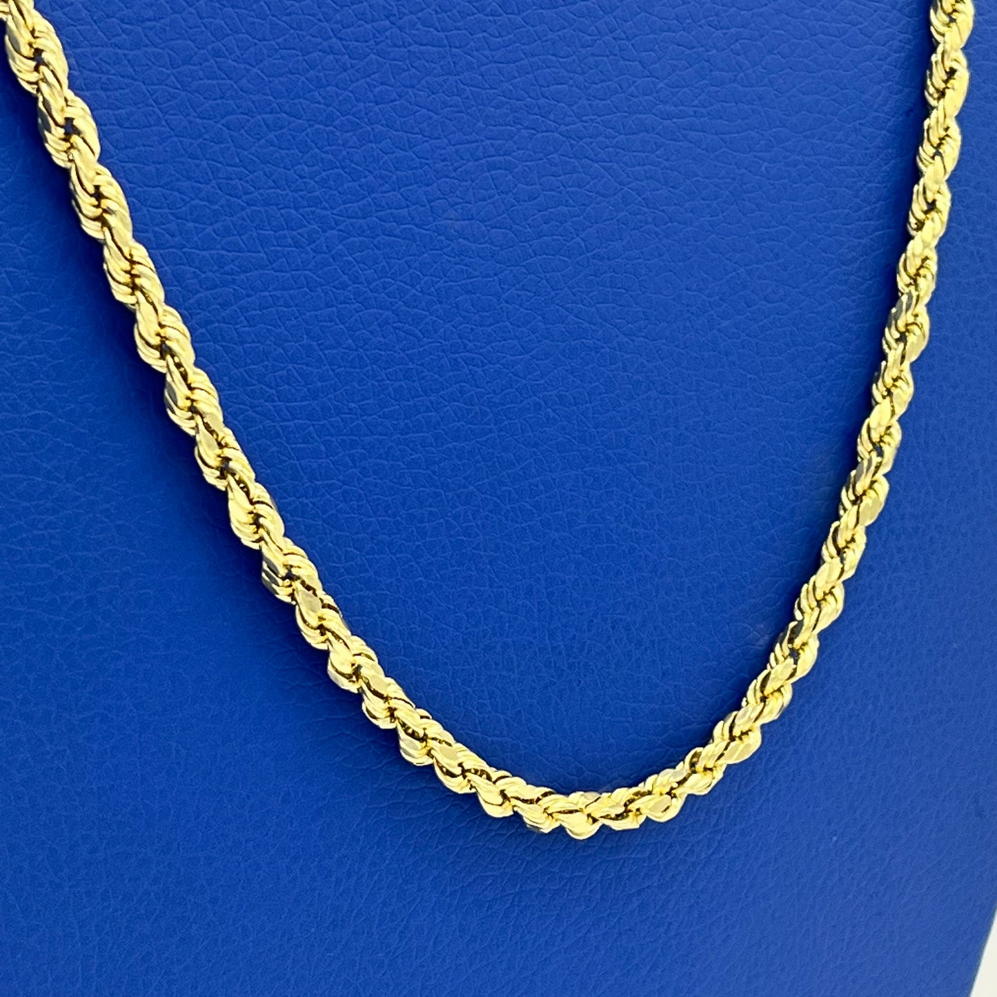 14K Hollow Rope Chain \\ 4.5 mm - 24” \\