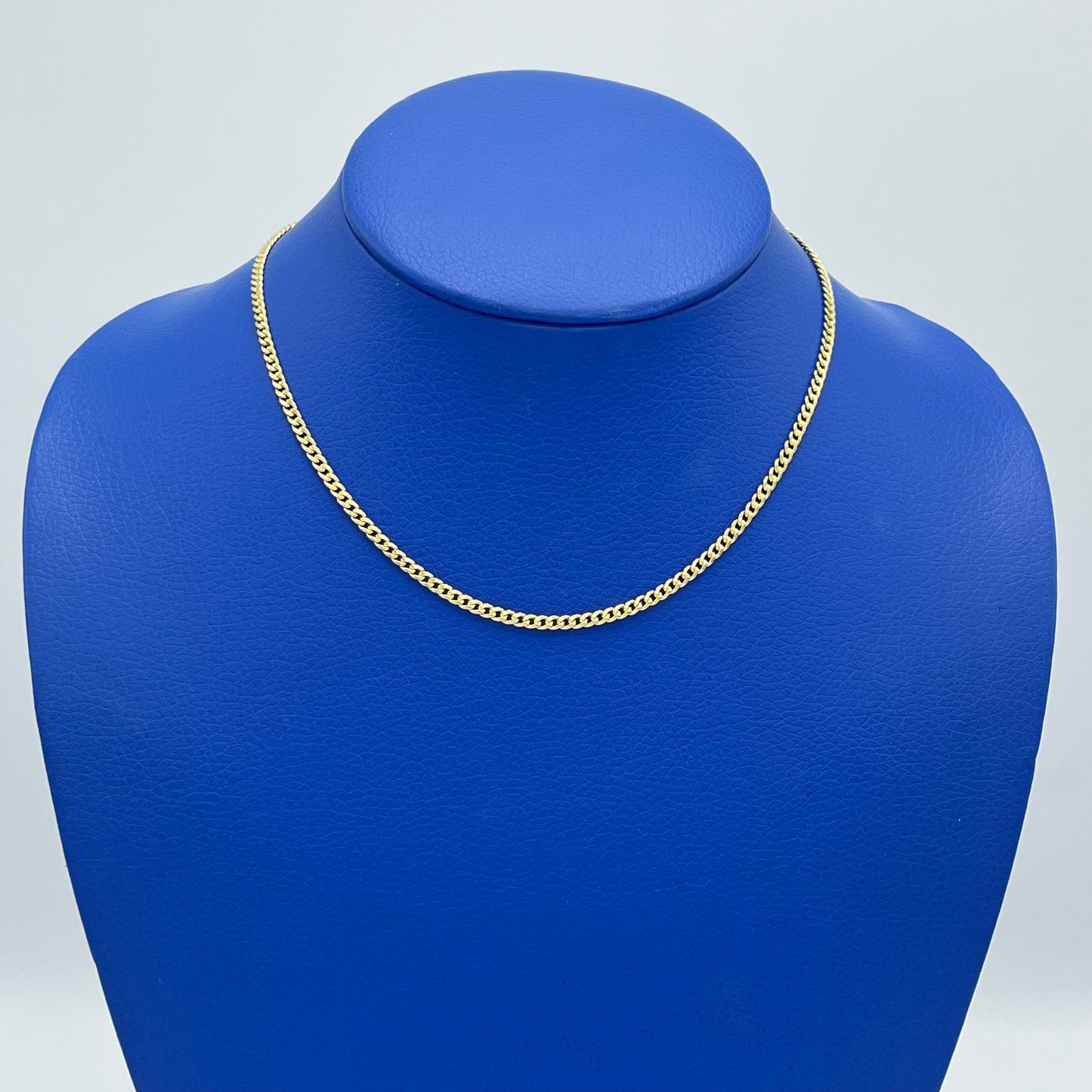 14K Miami Hollow Cuban Chain \\ 2.9 mm - 16” \\